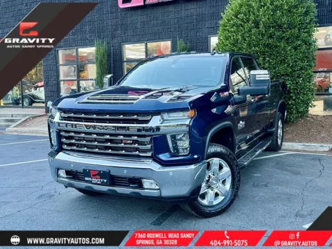 Blue 2020 Chevrolet Silverado 2500HD LTZ for sale in Sandy Springs, GA