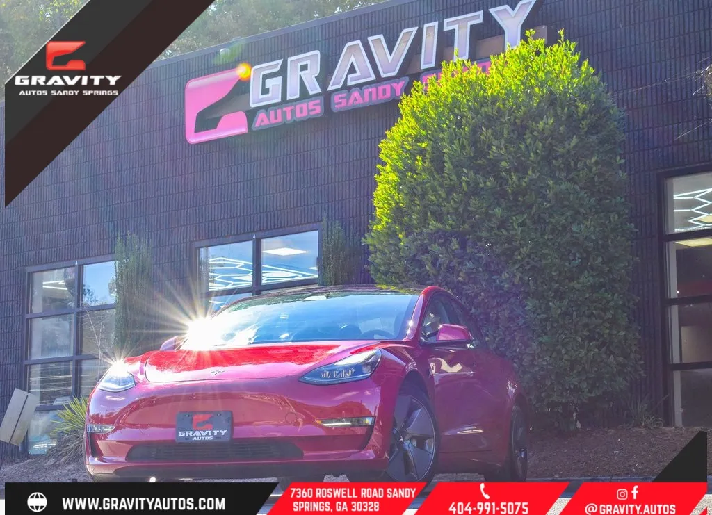 Blue 2021 Tesla Model 3 Long Range for sale in Sandy Springs, GA