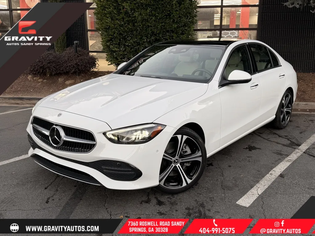 White 2023 Mercedes-Benz C-Class C 300 for sale in Sandy Springs, GA
