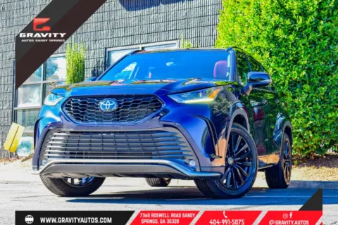 Blue 2024 Toyota Highlander for sale in Sandy Springs, GA