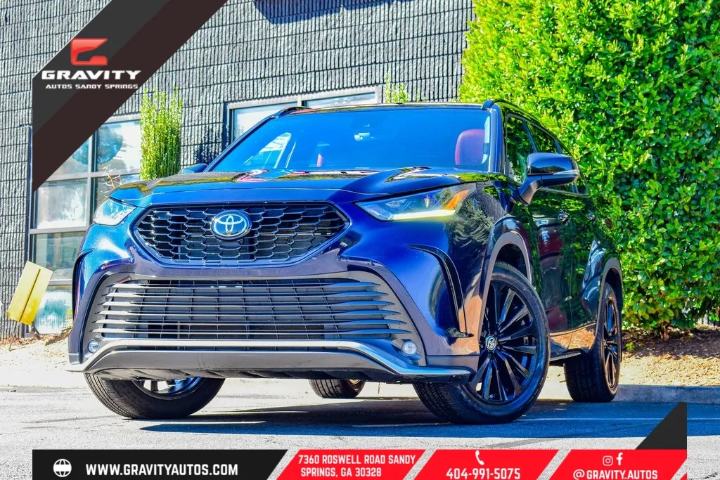 Blue 2024 Toyota Highlander for sale in Sandy Springs, GA