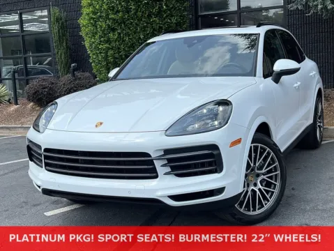 White 2023 Porsche Cayenne Platinum Edition for sale in Sandy Springs, GA