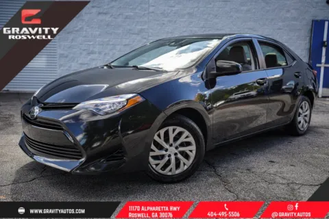 Black 2018 Toyota Corolla LE for sale in Roswell, GA