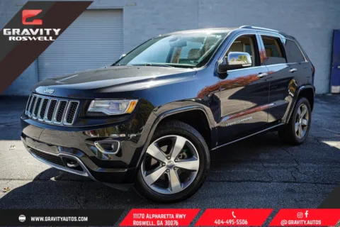Black 2015 Jeep Grand Cherokee Overland for sale in Roswell, GA