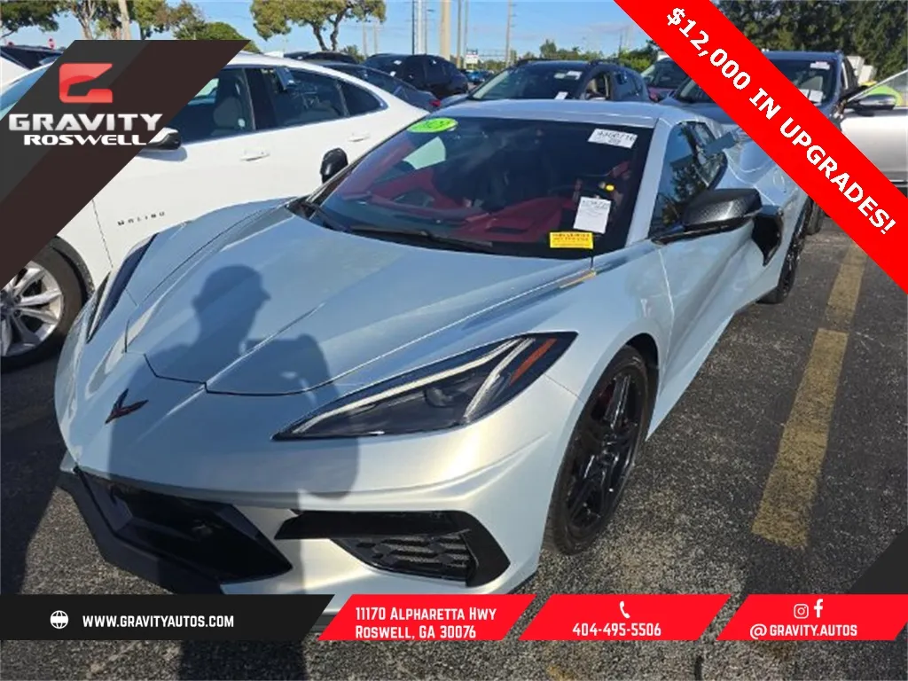 Silver 2021 Chevrolet Corvette Stingray for sale in Roswell, GA