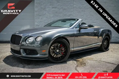 Gray 2014 Bentley Continental GTC GT V8 Convertible for sale in Roswell, GA