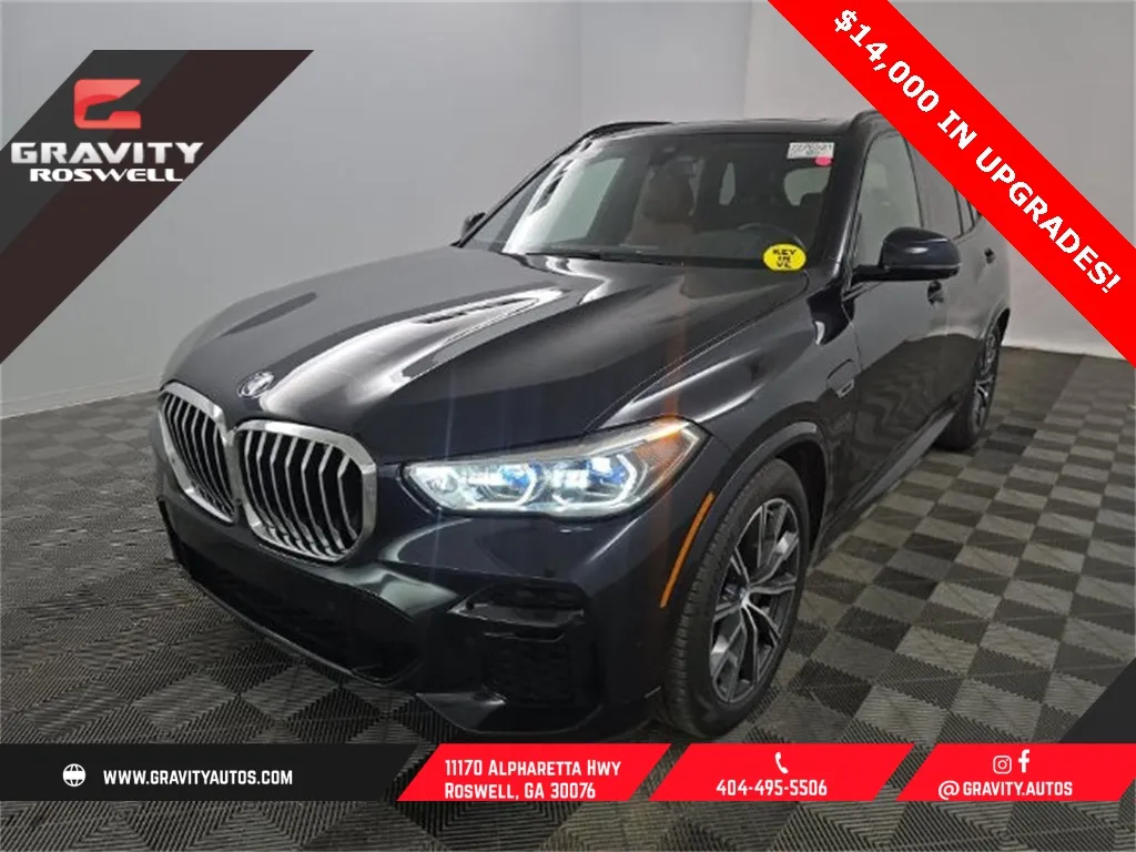Black 2022 BMW X5 xDrive45e for sale in Roswell, GA