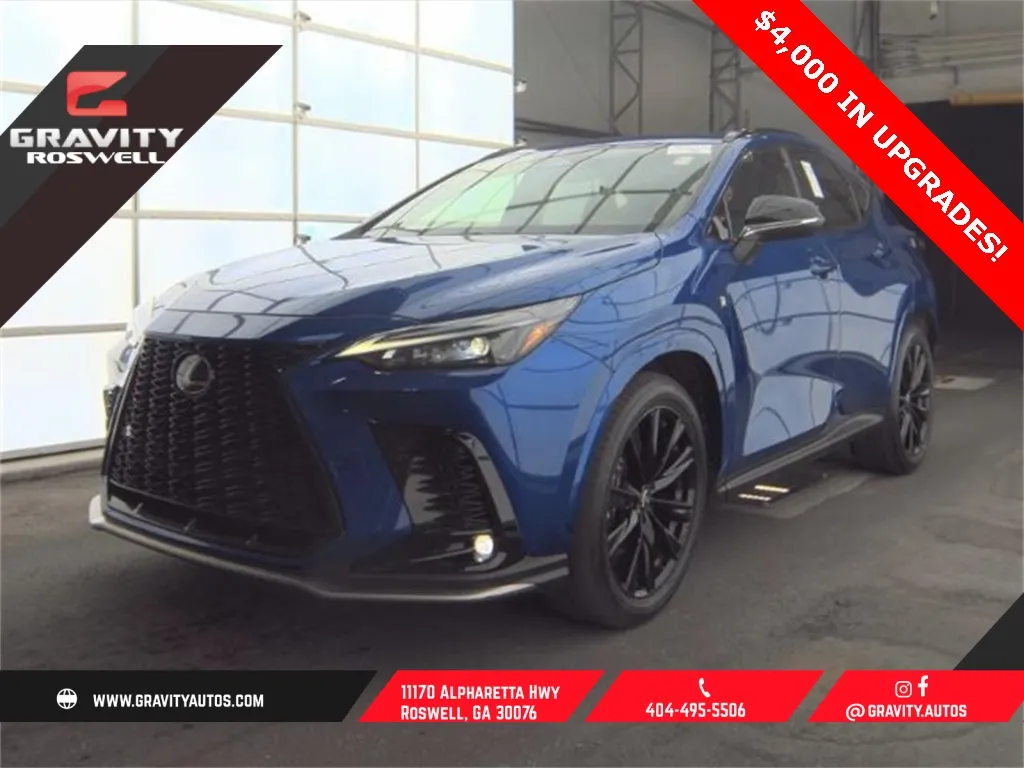Blue 2024 Lexus NX 350 F SPORT Handling for sale in Roswell, GA