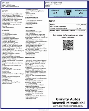 Another view of 2023 McLaren Artura Performance for sale in Roswell, GA at Gravity Autos Roswell