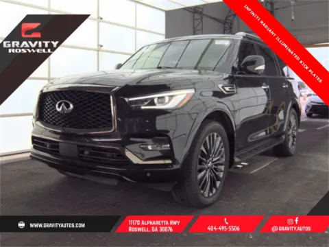 Black 2023 INFINITI QX80 Premium Select for sale in Roswell, GA