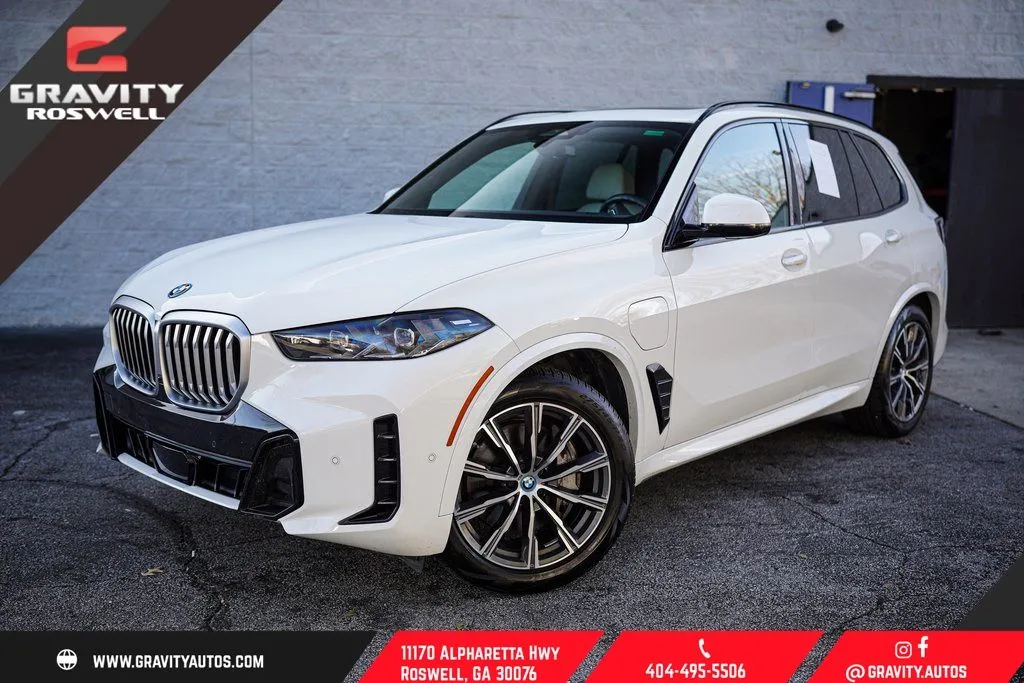 White 2025 BMW X5 xDrive50e for sale in Roswell, GA