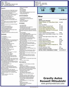 Another view of 2022 Land Rover Range Rover SE for sale in Roswell, GA at Gravity Autos Roswell