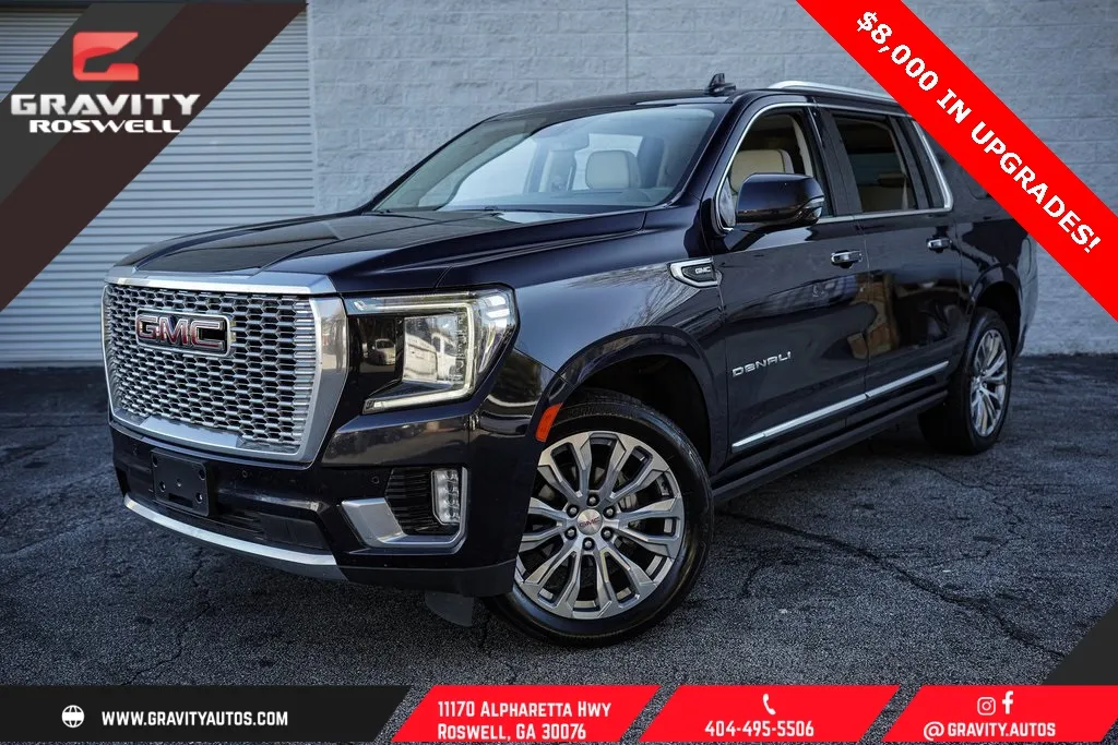 Blue 2023 GMC Yukon XL Denali for sale in Roswell, GA