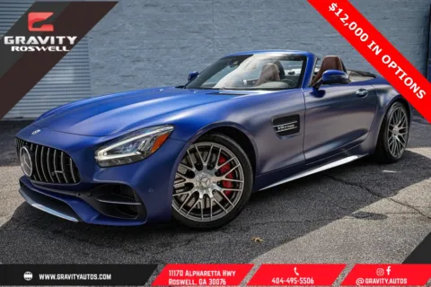 Blue 2020 Mercedes-Benz AMG GT C for sale in Roswell, GA