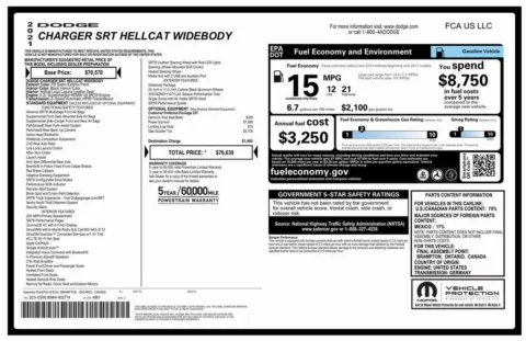 Another view of 2021 Dodge Charger SRT Hellcat Widebody for sale in Roswell, GA at Gravity Autos Roswell