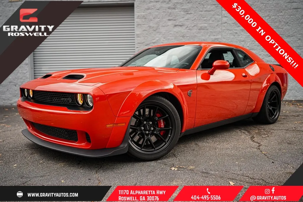 Orange 2022 Dodge Challenger SRT Hellcat Redeye Widebody for sale in Roswell, GA