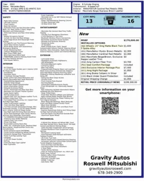 Another view of 2022 Mercedes-Benz G-Class G 63 AMG for sale in Roswell, GA at Gravity Autos Roswell