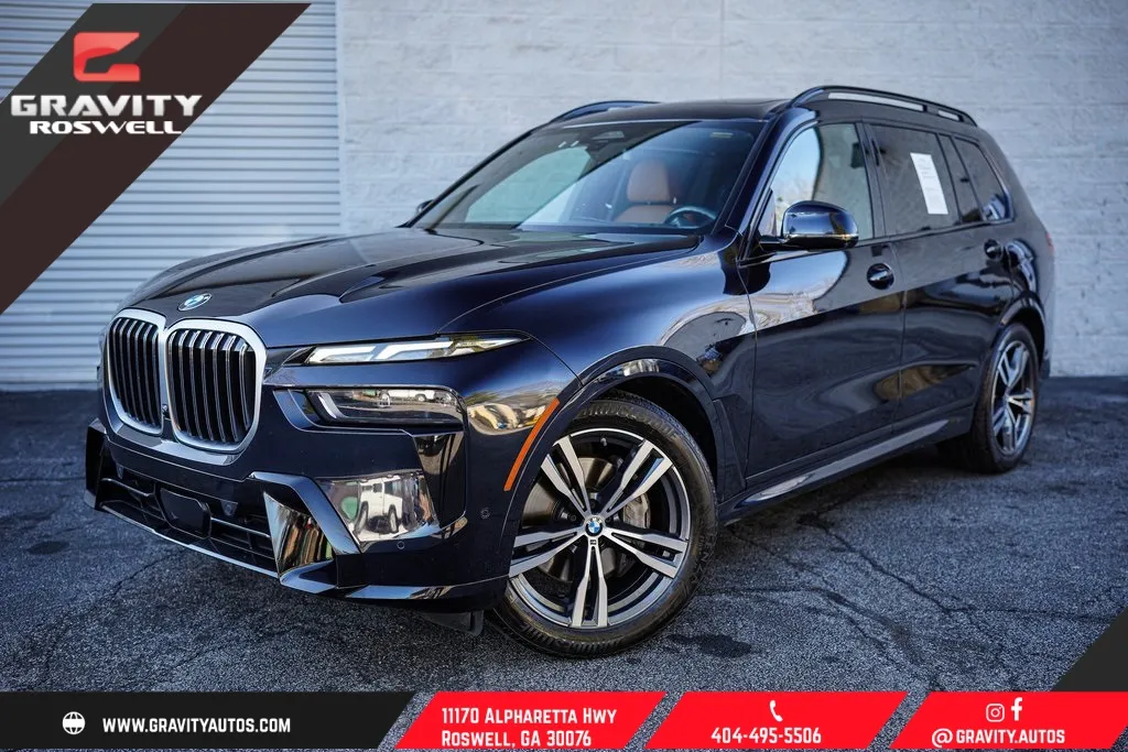 Black 2023 BMW X7 xDrive40i for sale in Roswell, GA