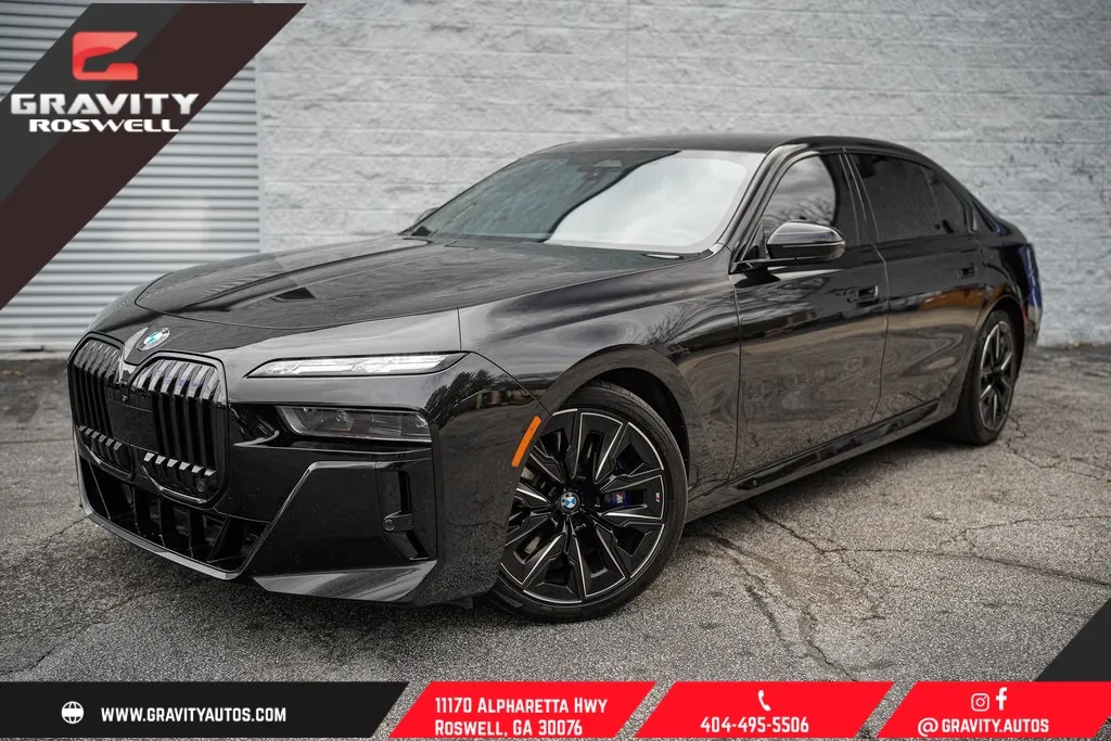 Black 2023 BMW 7 Series 760i xDrive for sale in Roswell, GA