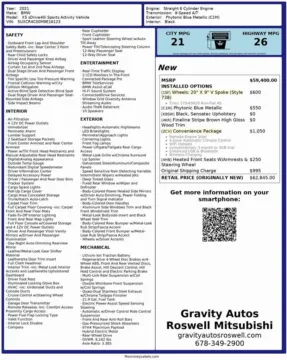 Another view of 2021 BMW X5 sDrive40i for sale in Roswell, GA at Gravity Autos Roswell