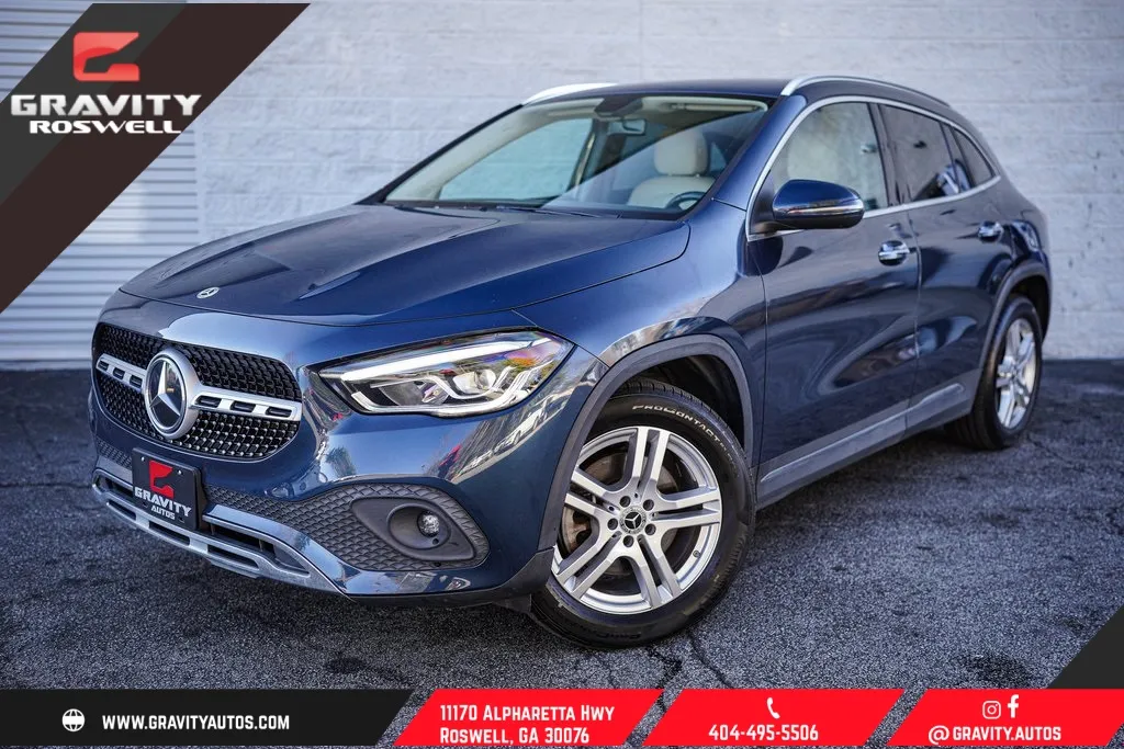 Blue 2022 Mercedes-Benz GLA 250 for sale in Roswell, GA