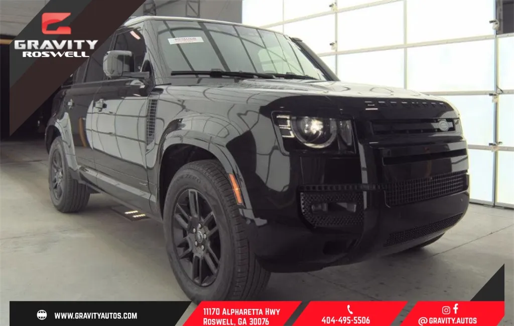 Black 2022 Land Rover Defender 110 X for sale in Roswell, GA