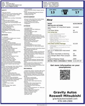 Another view of 2019 Mercedes-Benz G-Class G 550 for sale in Roswell, GA at Gravity Autos Roswell