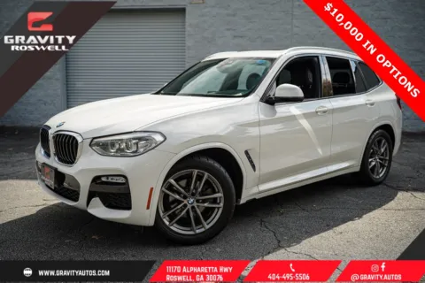 White 2019 BMW X3 xDrive30i for sale in Roswell, GA