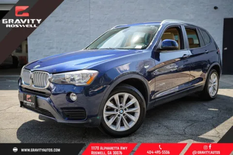 Blue 2017 BMW X3 xDrive28i for sale in Roswell, GA