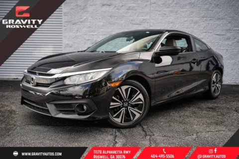 Black 2017 Honda Civic EX-T for sale in Roswell, GA