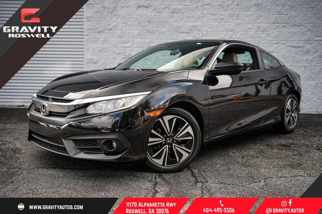 Black 2017 Honda Civic EX-T for sale in Roswell, GA