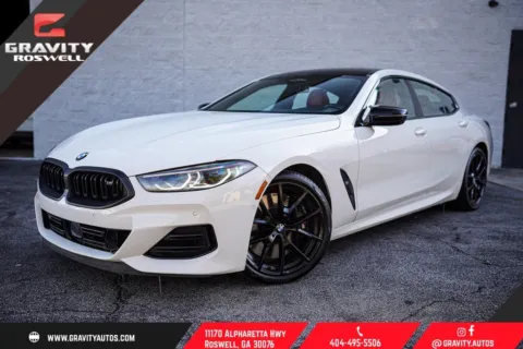 White 2023 BMW 8 Series M850i xDrive Gran Coupe for sale in Roswell, GA