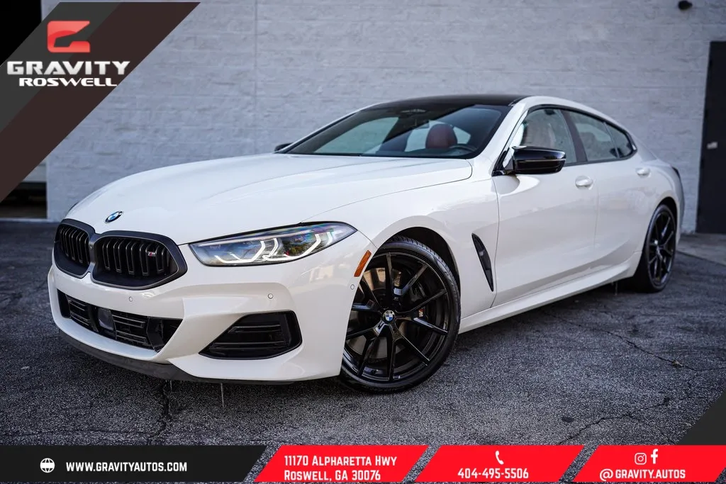 White 2023 BMW 8 Series M850i xDrive Gran Coupe for sale in Roswell, GA