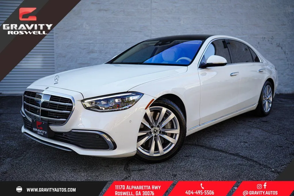 Black 2022 Mercedes-Benz S-Class S 500 for sale in Roswell, GA