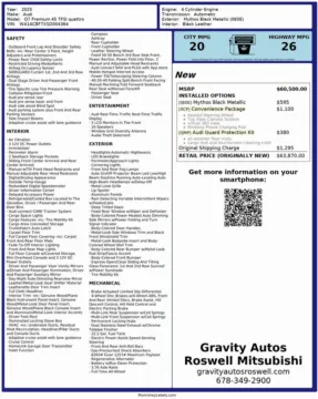 Another view of 2025 Audi Q7 45 Premium for sale in Roswell, GA at Gravity Autos Roswell