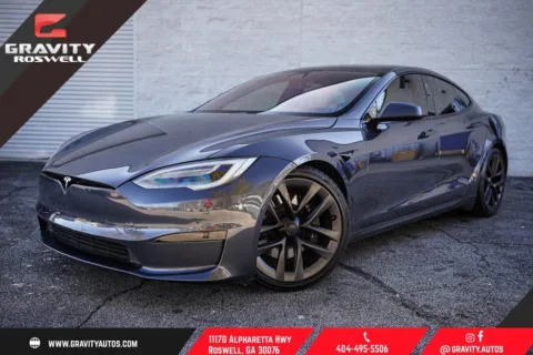 Blue 2021 Tesla Model S Plaid for sale in Roswell, GA