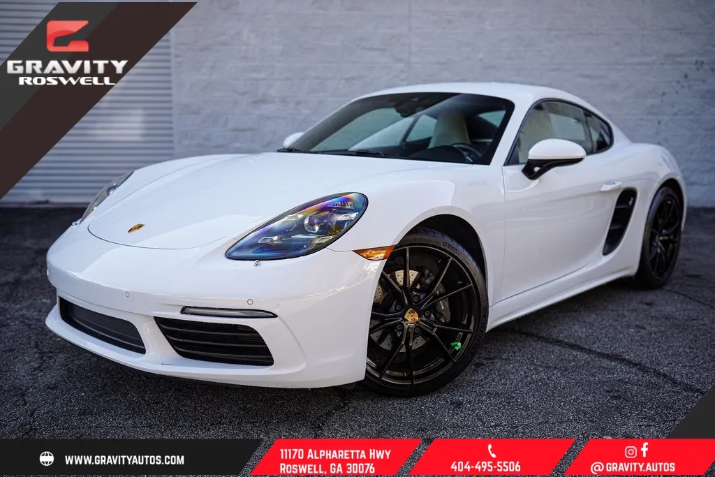 White 2022 Porsche 718 Cayman for sale in Roswell, GA