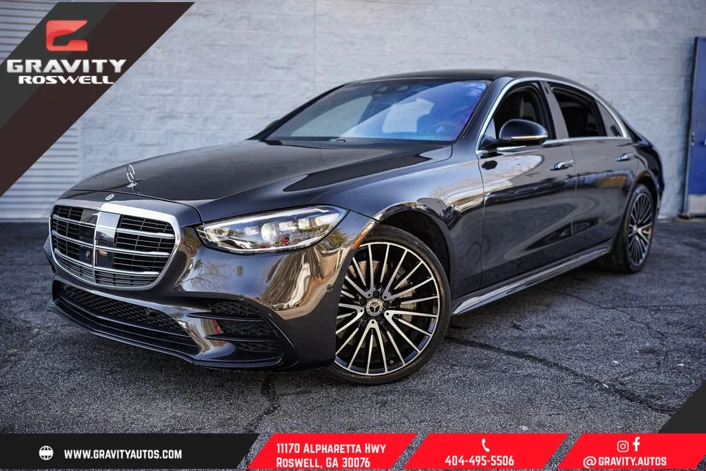 Black 2022 Mercedes-Benz S-Class S 580 for sale in Roswell, GA