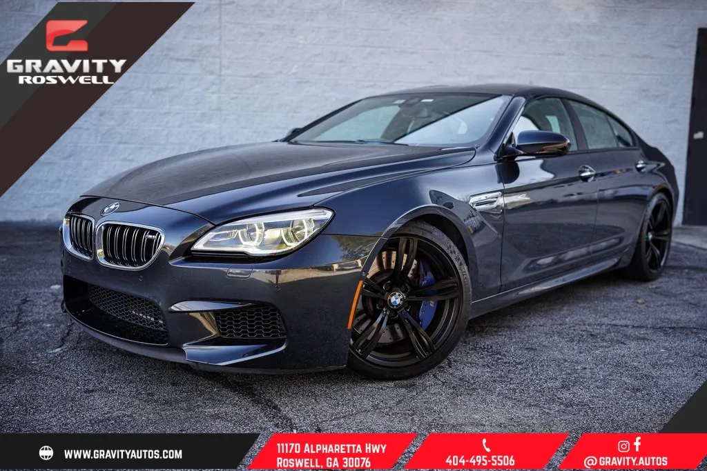 Gray 2017 BMW M6 Gran Coupe for sale in Roswell, GA