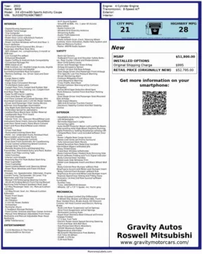 Another view of 2022 BMW X4 xDrive30i for sale in Roswell, GA at Gravity Autos Roswell