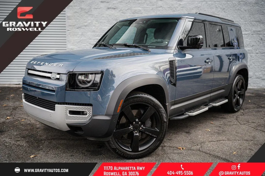 Blue 2022 Land Rover Defender 110 SE for sale in Roswell, GA