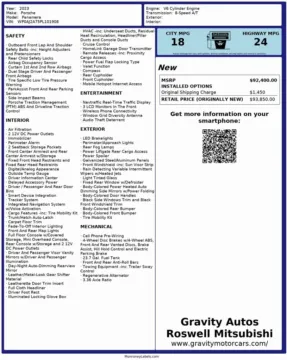 Another view of 2023 Porsche Panamera Platinum Edition for sale in Roswell, GA at Gravity Autos Roswell