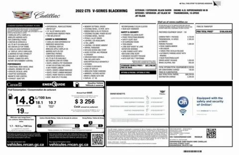 Another view of 2022 Cadillac CT5 V-Series for sale in Roswell, GA at Gravity Autos Roswell