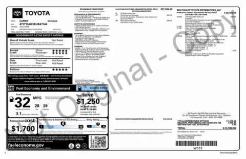 Another view of 2024 Toyota Camry SE for sale in Roswell, GA at Gravity Autos Roswell