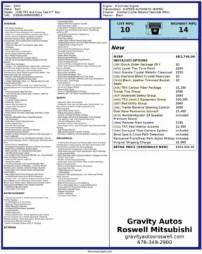 Another view of 2022 Ram 1500 TRX for sale in Roswell, GA at Gravity Autos Roswell