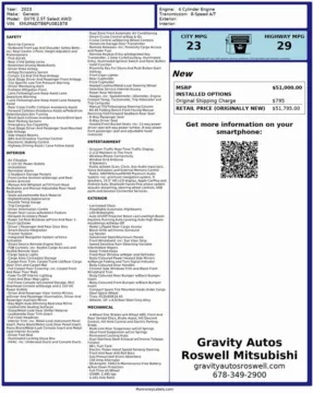 Another view of 2023 Genesis GV70 2.5T for sale in Roswell, GA at Gravity Autos Roswell