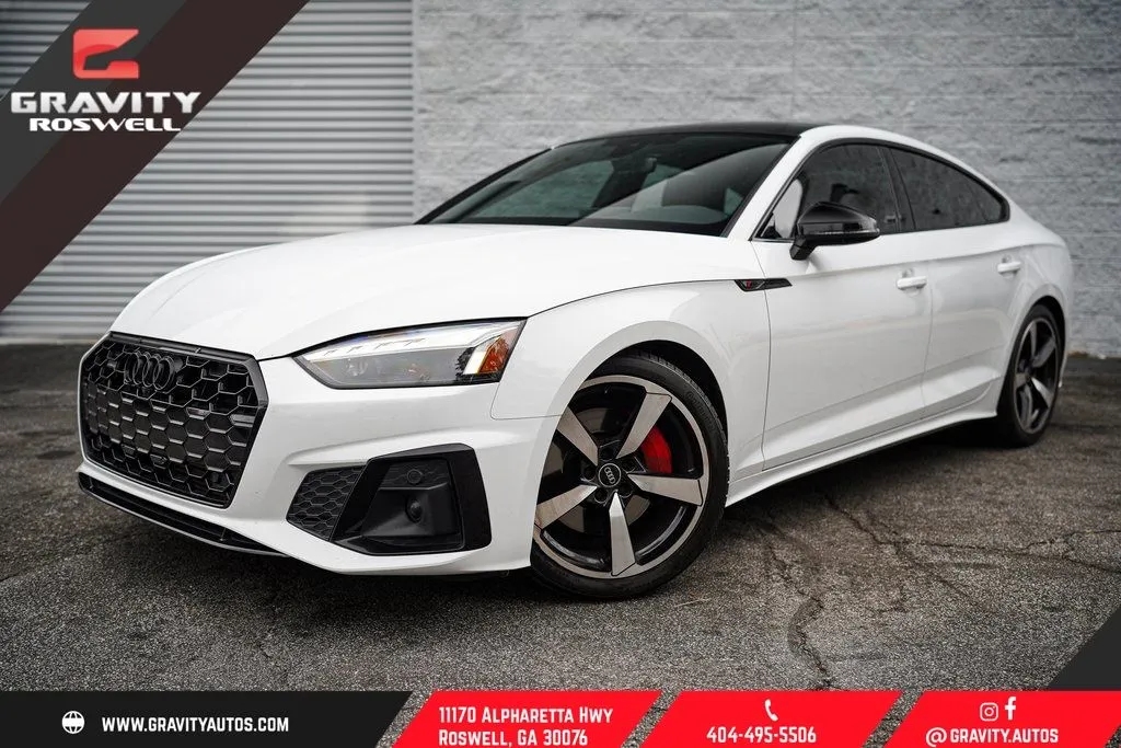 White 2023 Audi A5 Sportback 45 S line Premium Plus for sale in Roswell, GA