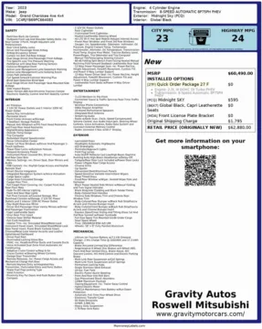 Another view of 2023 Jeep Grand Cherokee 4xe for sale in Roswell, GA at Gravity Autos Roswell