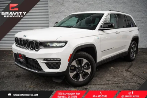 White 2023 Jeep Grand Cherokee 4xe for sale in Roswell, GA