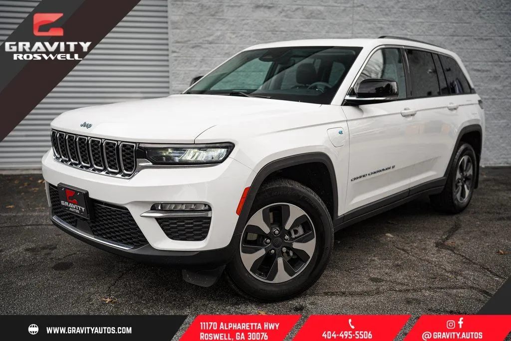 White 2023 Jeep Grand Cherokee 4xe for sale in Roswell, GA